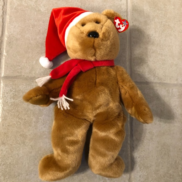 TY Beanie Buddy “1997 HOLIDAY TEDDY “ NEW - Picture 3 of 10